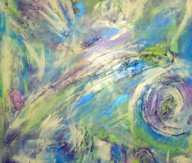 ETHEREAL VISION- This painting is an abstract of an Angel.