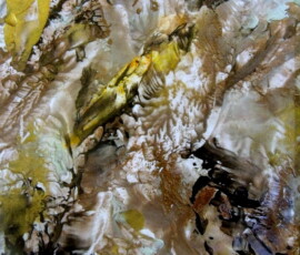 THE BIRD AND THE INDIAN SPIRIT-When you look into this painting you will find out why I named it this.