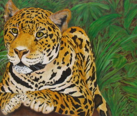 THE GOLDEN LEOPARD-This leopard has a beautiful golden metallic hue.